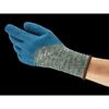 Handschoen PowerFlex® 80-658 snijbestendig blauwe coating op gespikkelde groene voering
